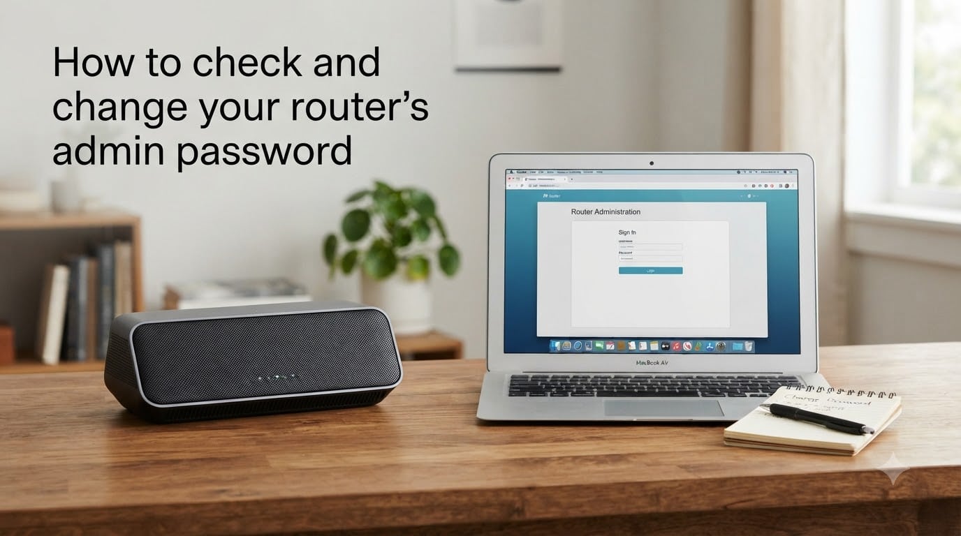 How to check and change your router's admin password