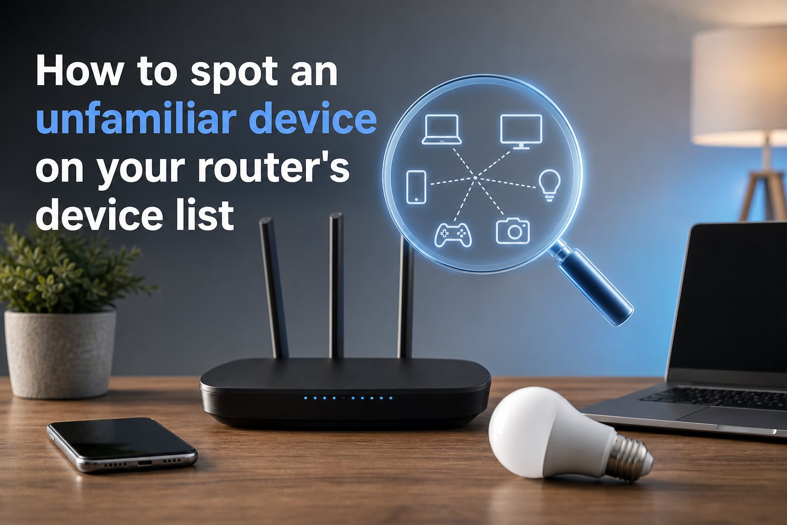 How to spot an unfamiliar device on your router's device list