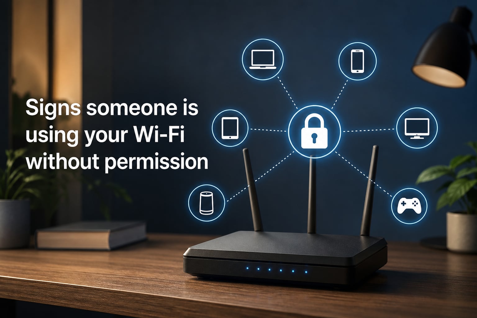 Signs someone is using your Wi-Fi without permission