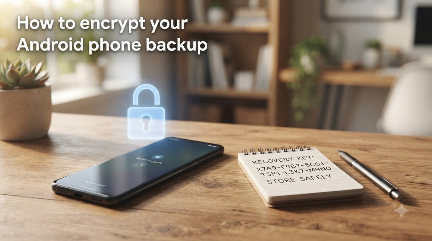 How to encrypt your Android phone backup