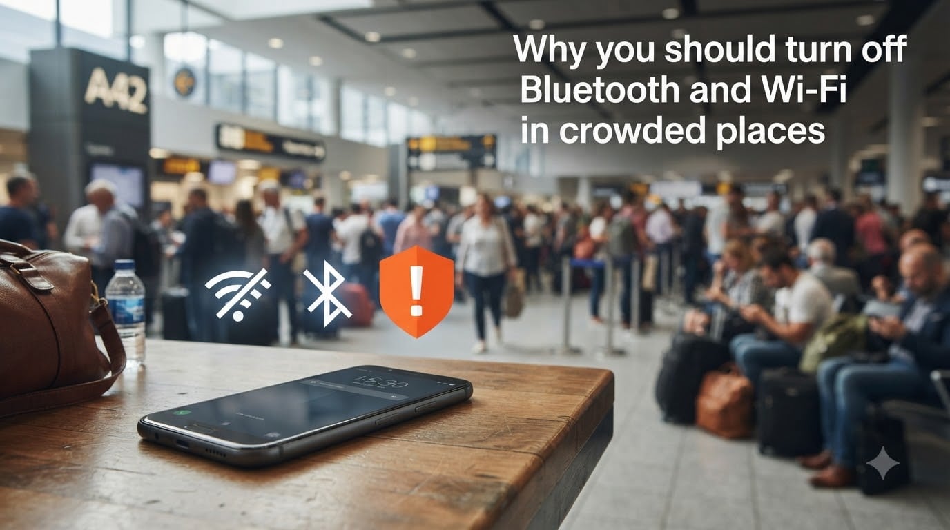 Why you should turn off Bluetooth and Wi-Fi in crowded places