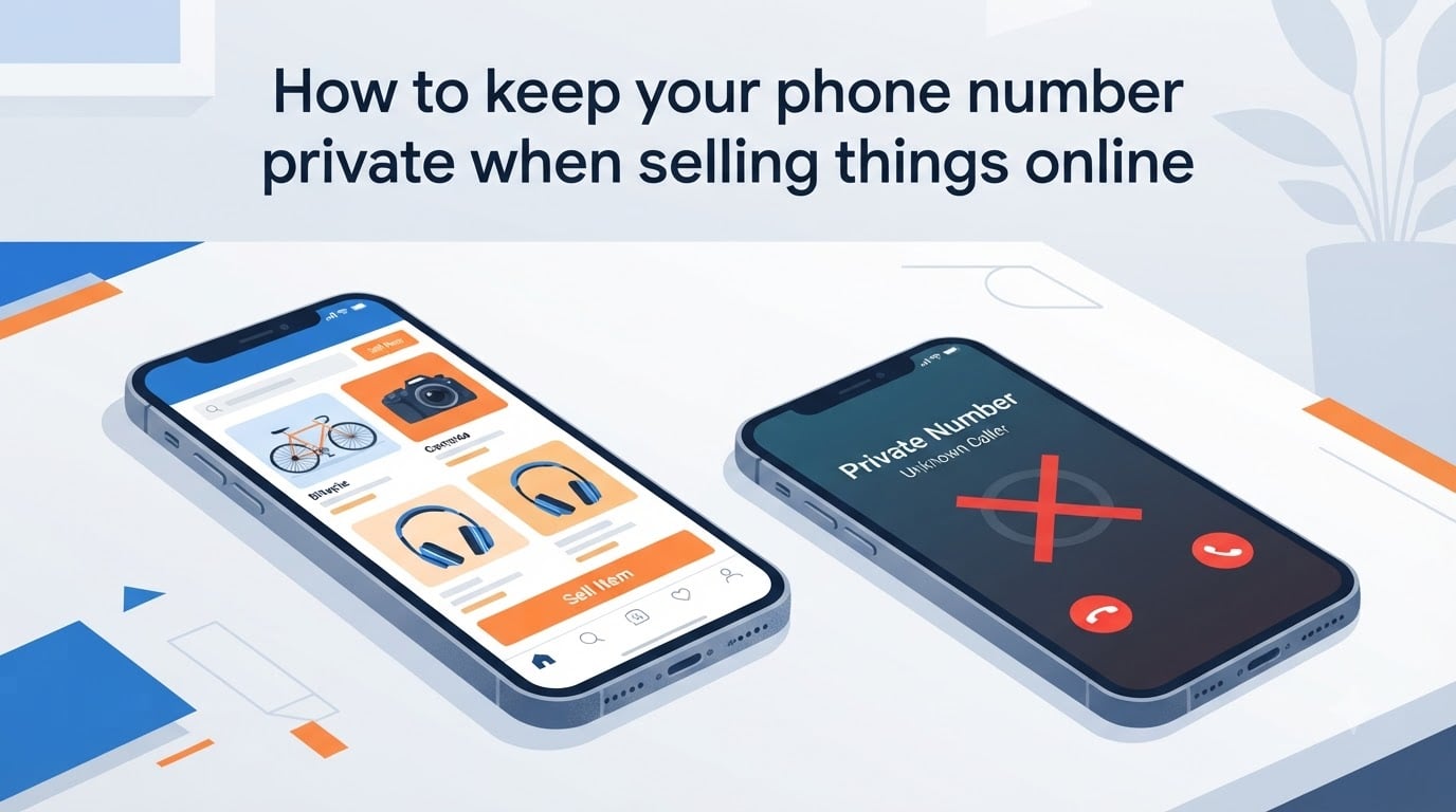 How to keep your phone number private when selling things online