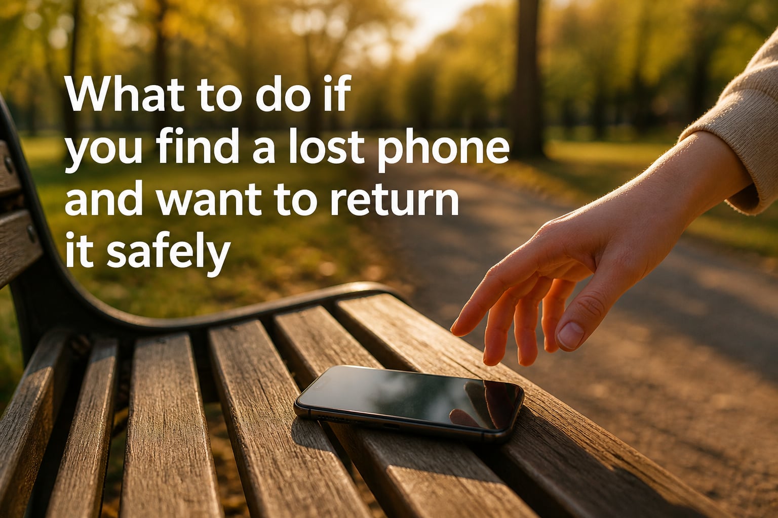 What to do if you find a lost phone and want to return it safely