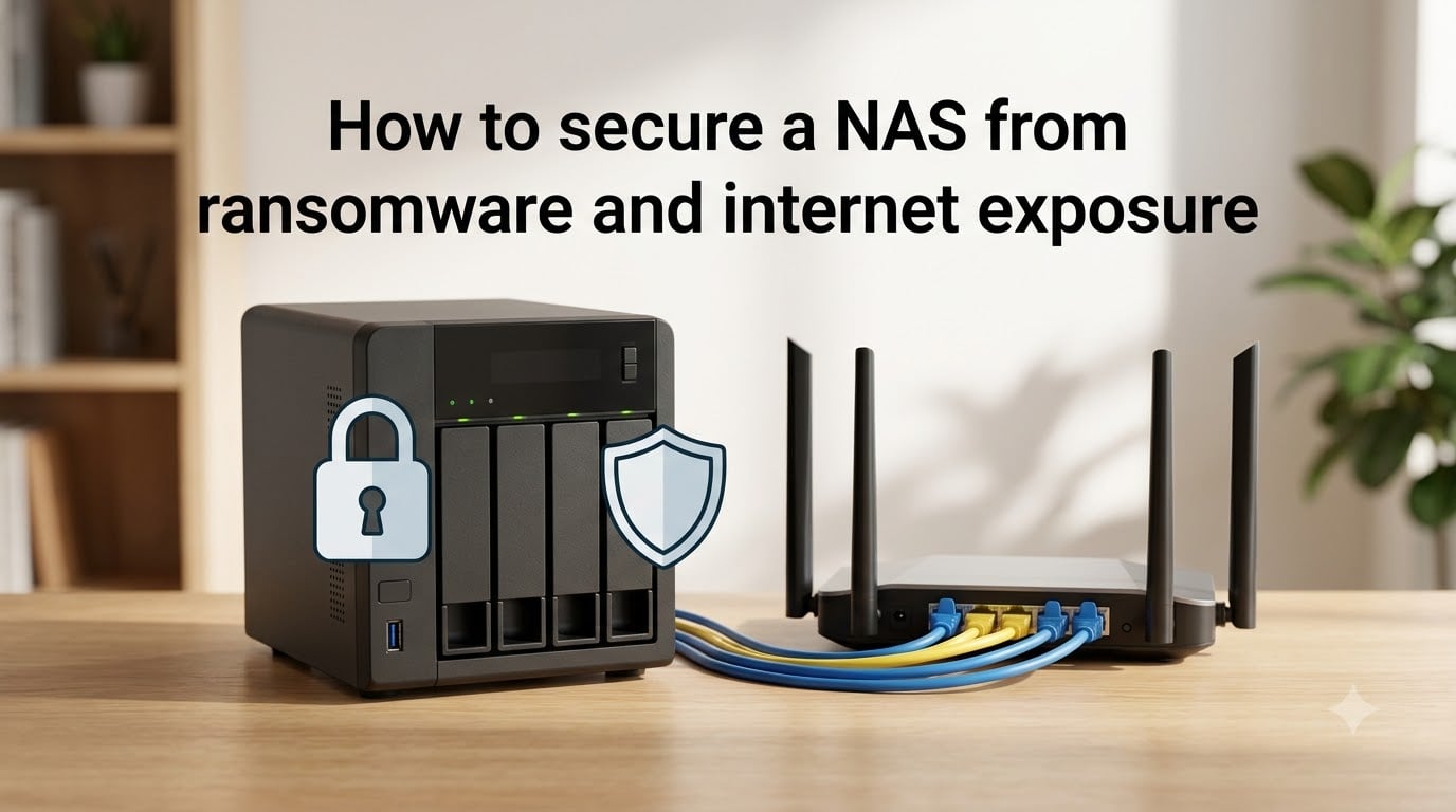How to secure a NAS from ransomware and internet exposure