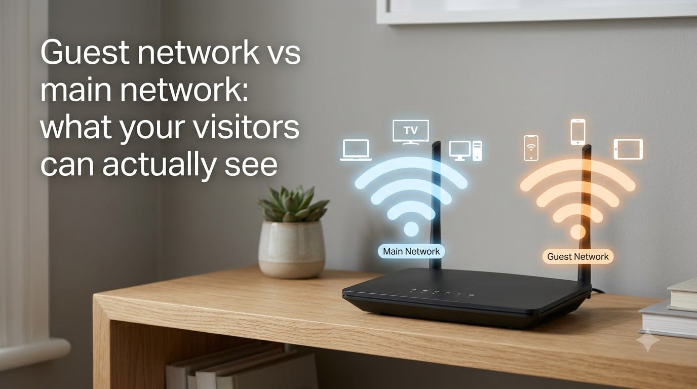 Guest network vs main network: what your visitors can actually see
