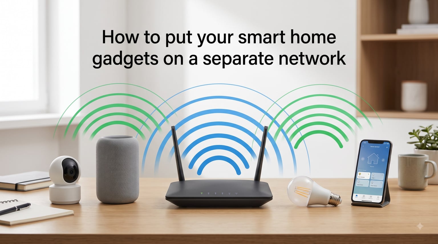 How to put your smart home gadgets on a separate network