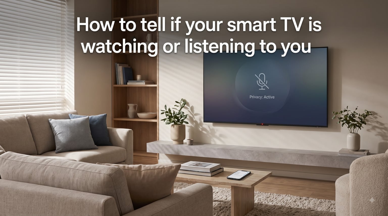 How to tell if your smart TV is watching or listening to you