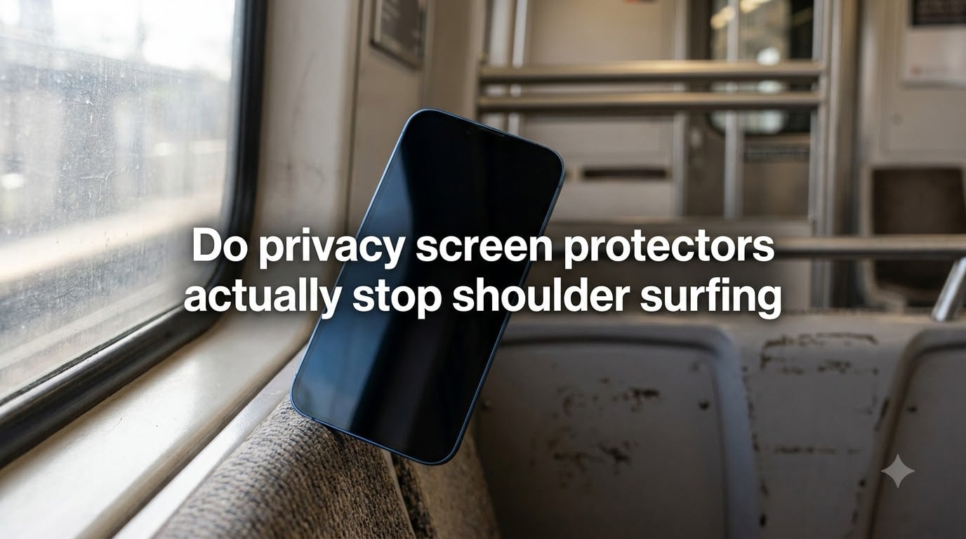 Do privacy screen protectors actually stop shoulder surfing