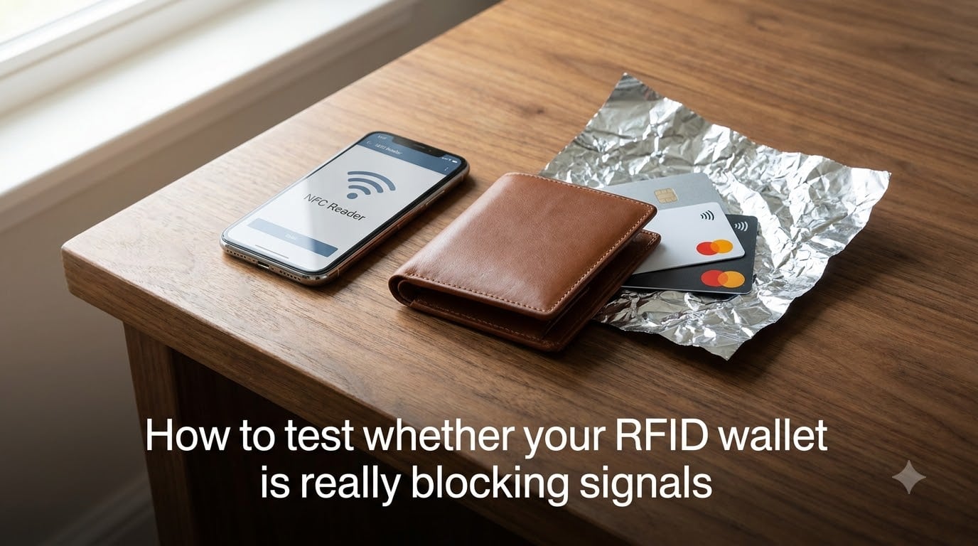 How to test whether your RFID wallet is really blocking signals