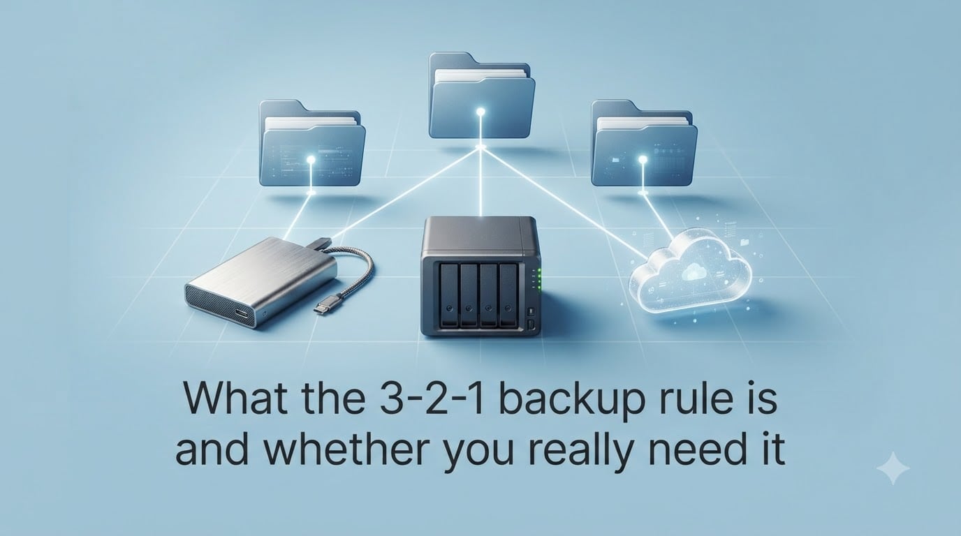 What the 3-2-1 backup rule is and whether you really need it