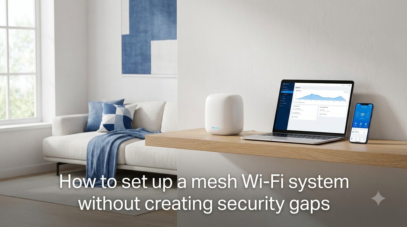 How to set up a mesh Wi-Fi system without creating security gaps