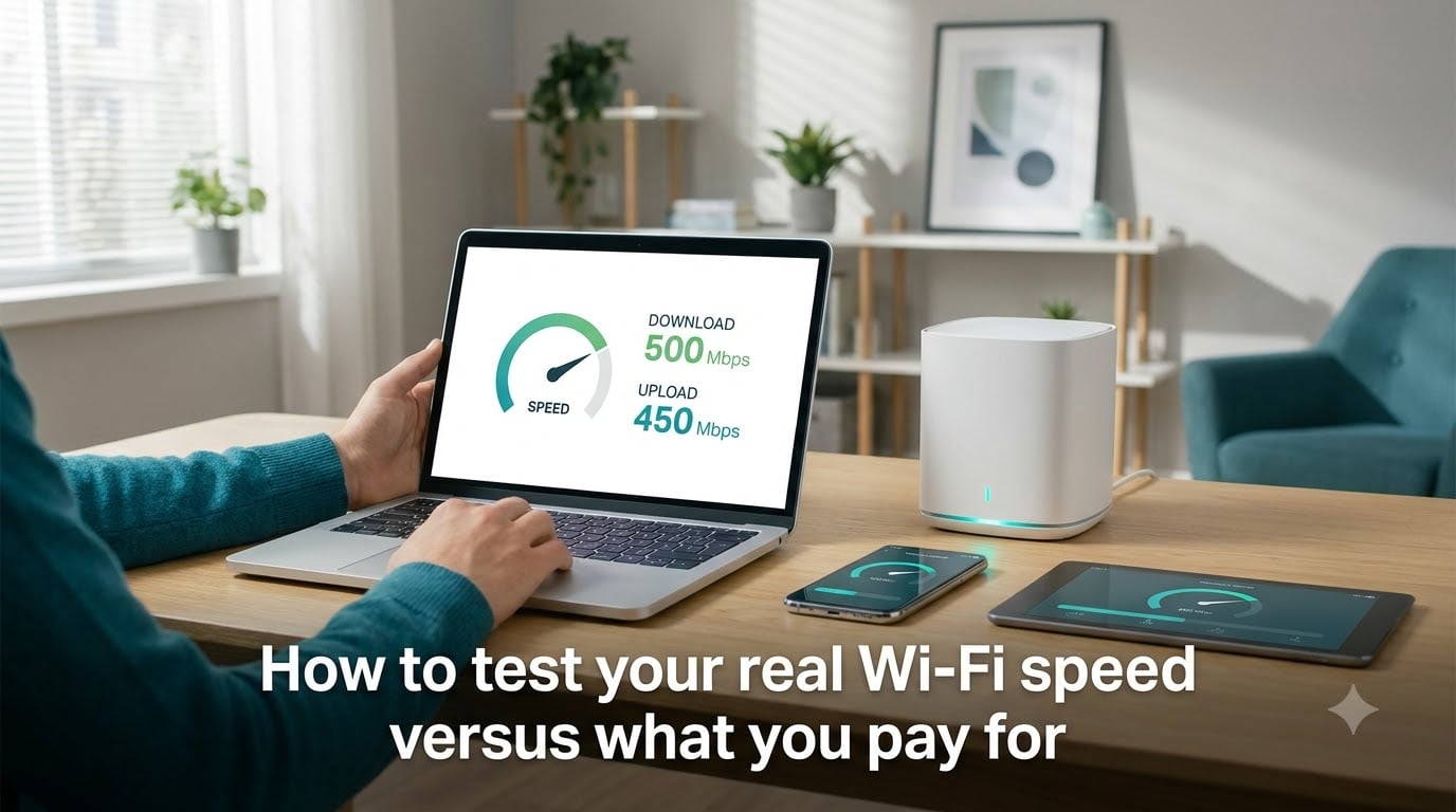 How to test your real Wi-Fi speed versus what you pay for