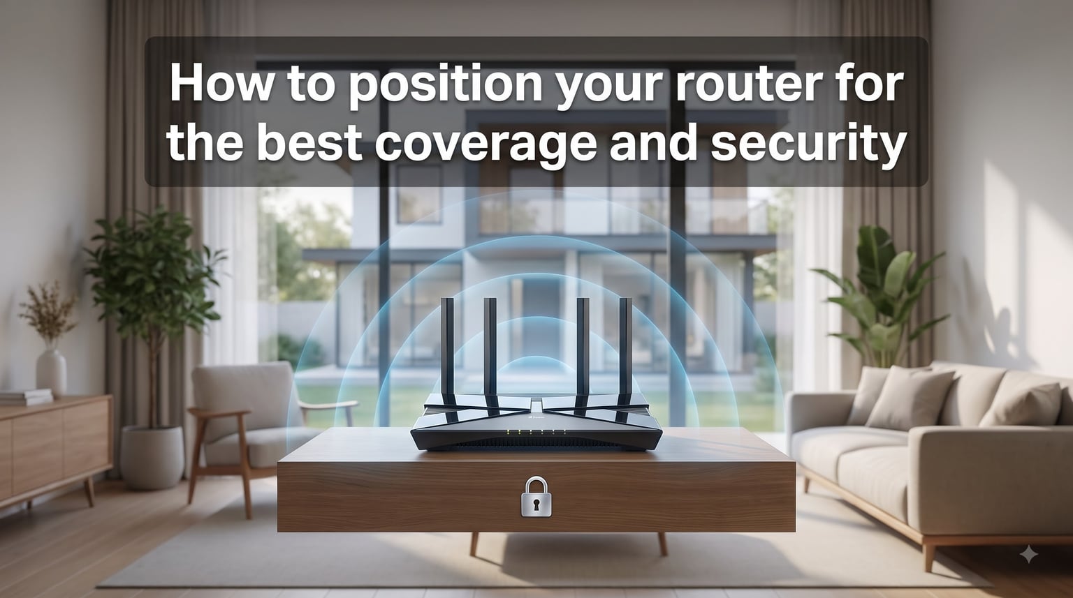 How to position your router for the best coverage and security