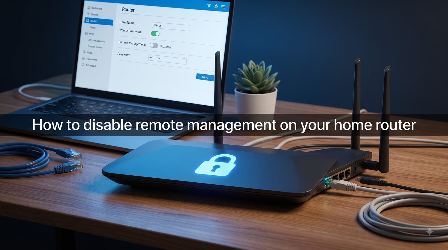 How to disable remote management on your home router