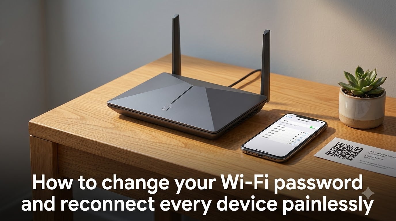 How to change your Wi-Fi password and reconnect every device painlessly