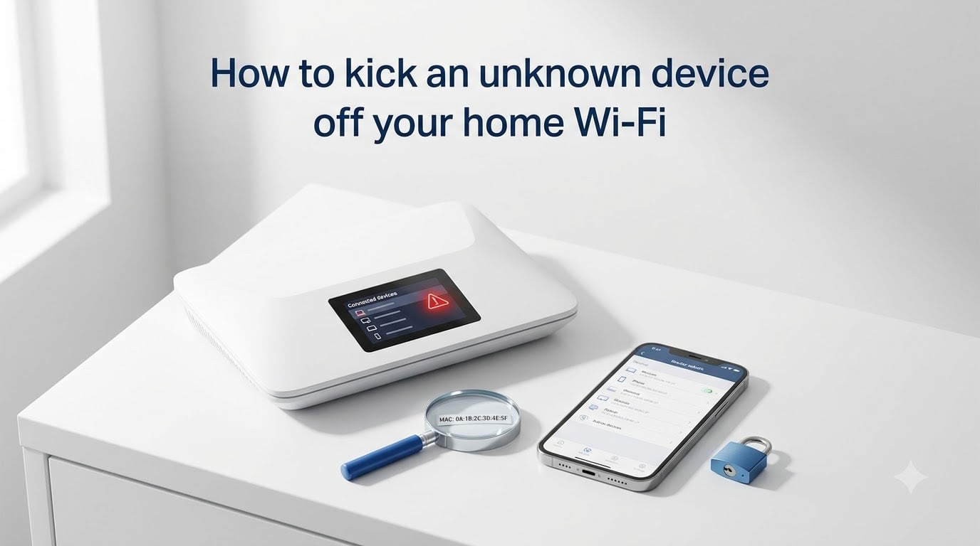 How to kick an unknown device off your home Wi-Fi