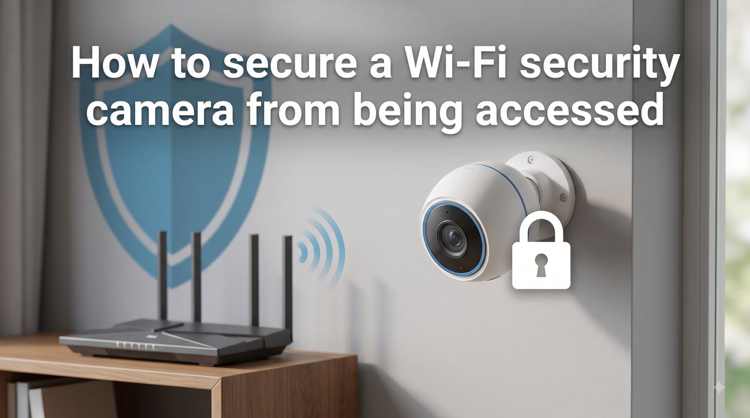 How to secure a Wi-Fi security camera from being accessed