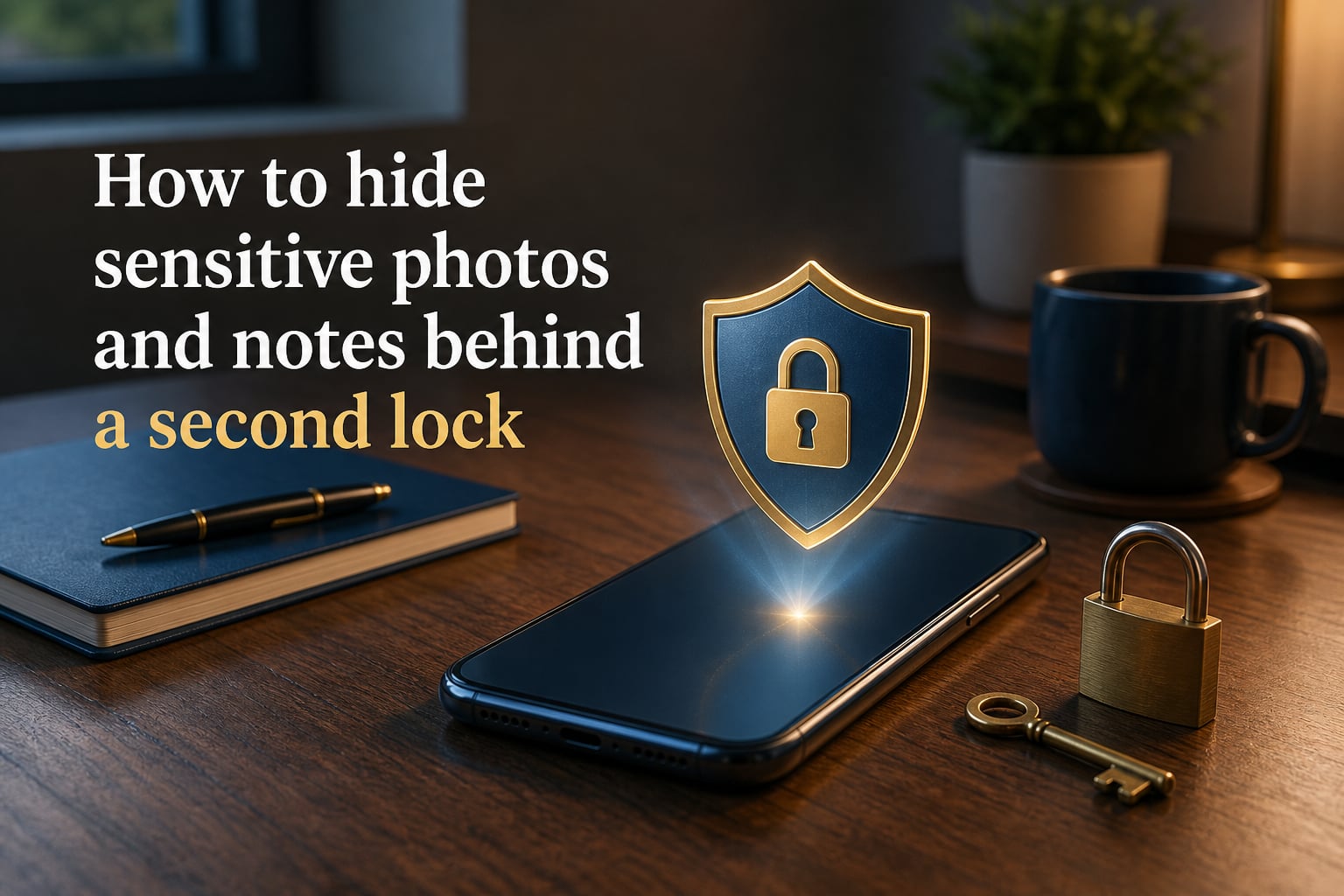 How to hide sensitive photos and notes behind a second lock