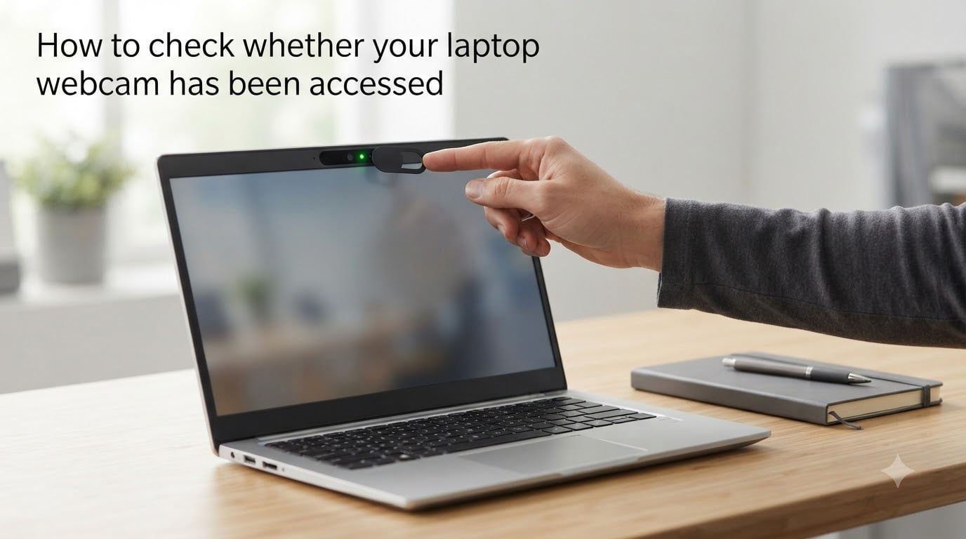 How to check whether your laptop webcam has been accessed