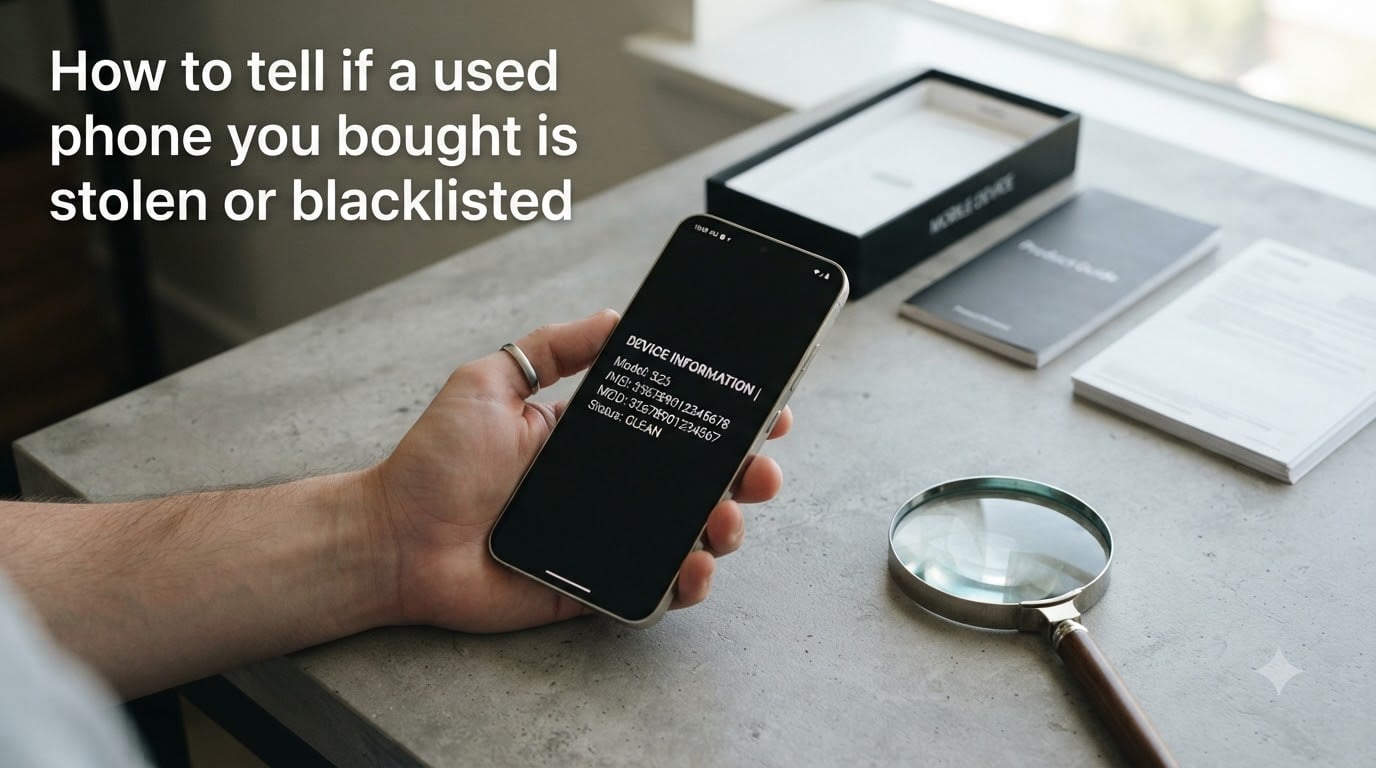How to tell if a used phone you bought is stolen or blacklisted