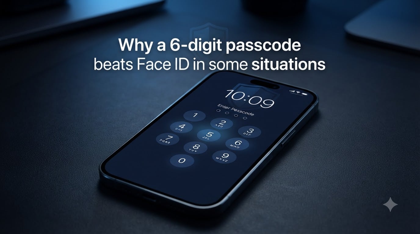 Why a 6-digit passcode beats Face ID in some situations