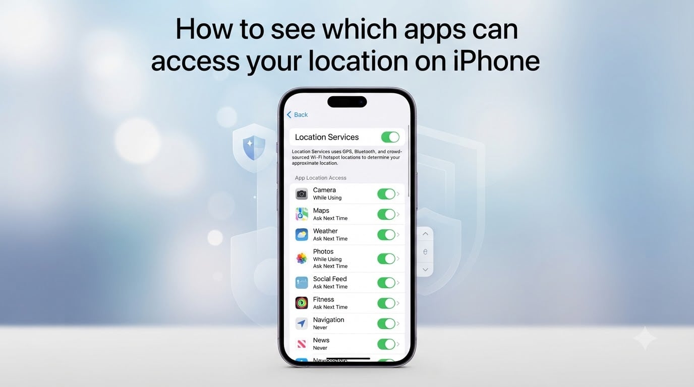 How to see which apps can access your location on iPhone