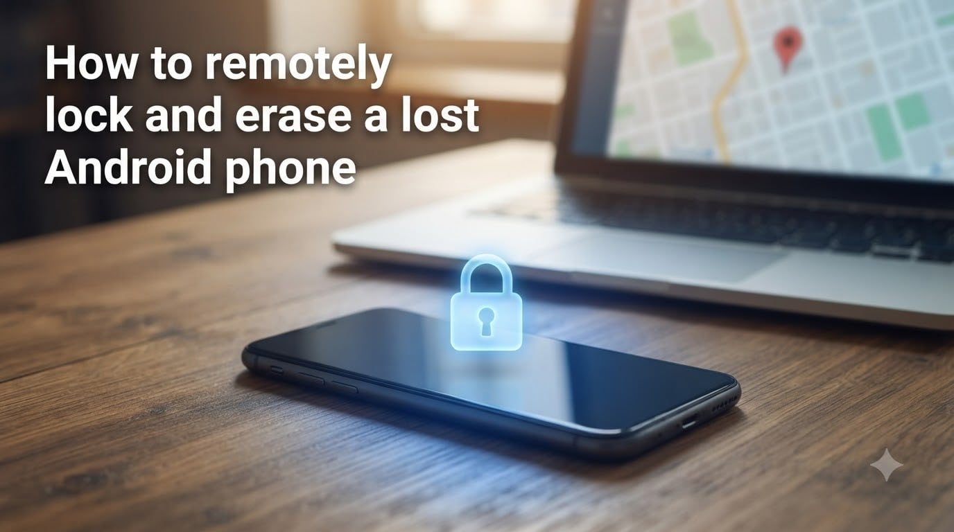 How to remotely lock and erase a lost Android phone