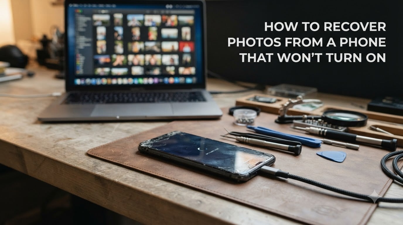 How to recover photos from a phone that won't turn on