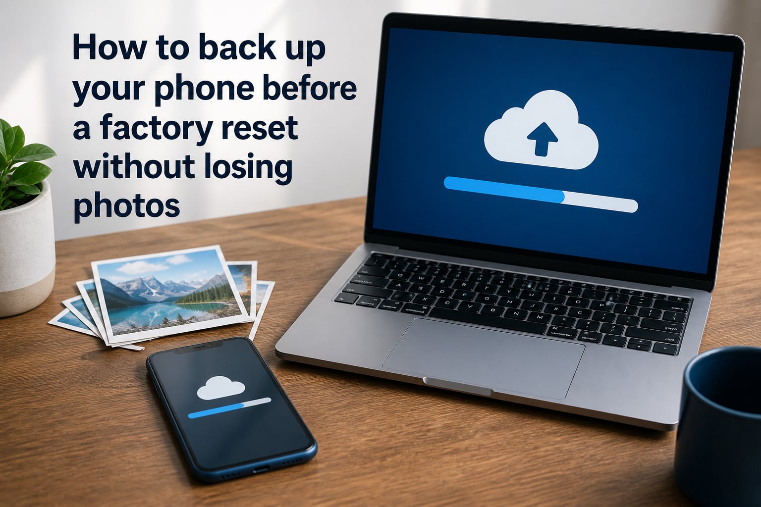 How to back up your phone before a factory reset without losing photos