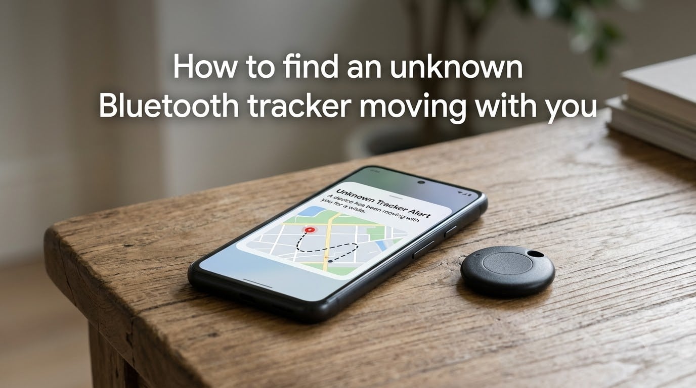 How to find an unknown Bluetooth tracker moving with you