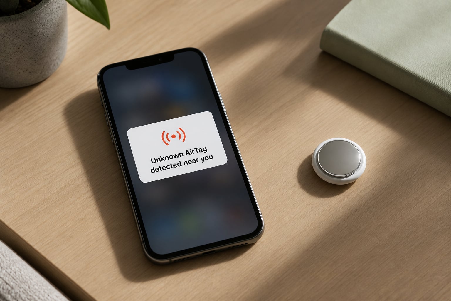 Unknown AirTag detected near you