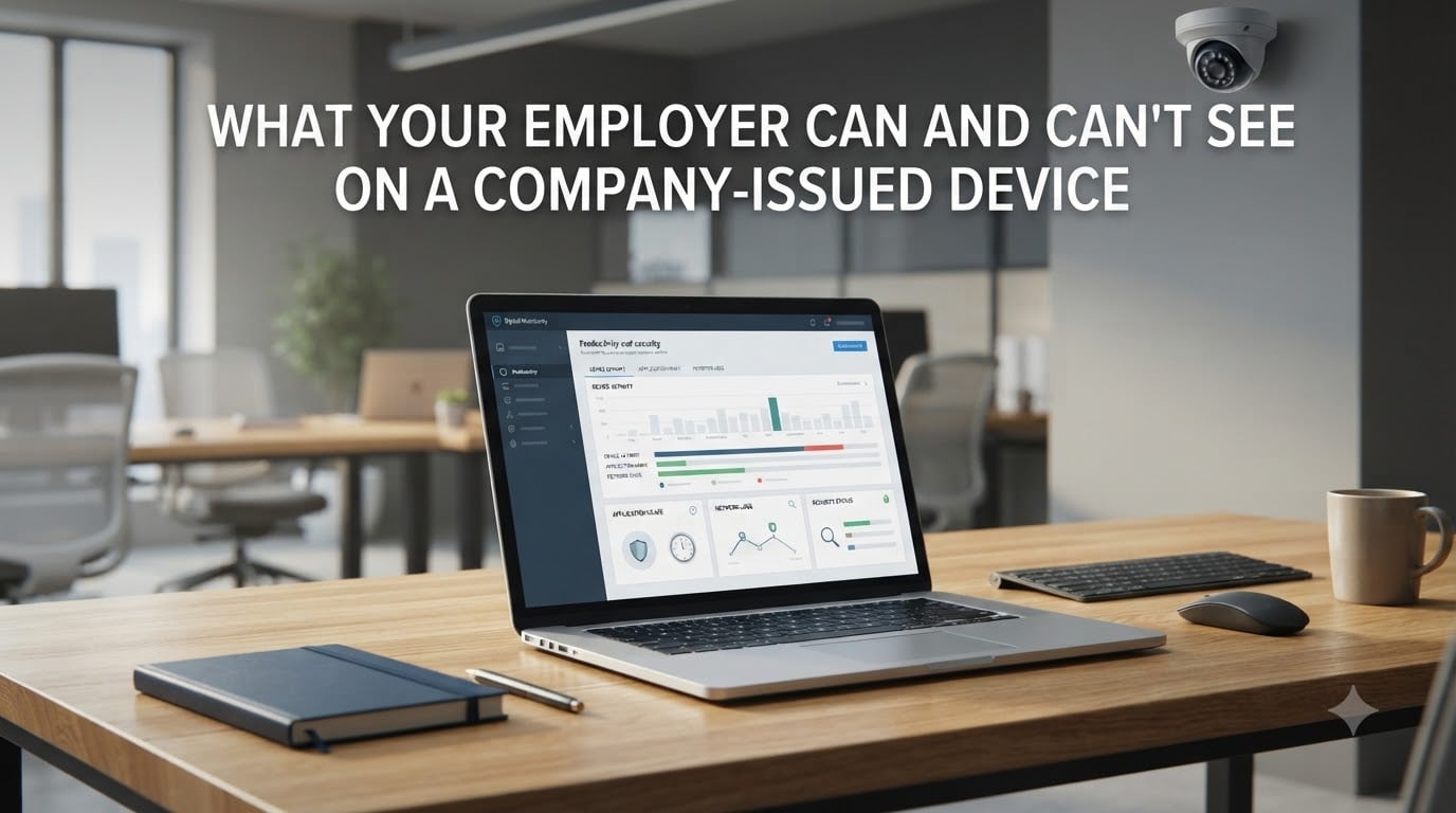 What your employer can and can't see on a company-issued device