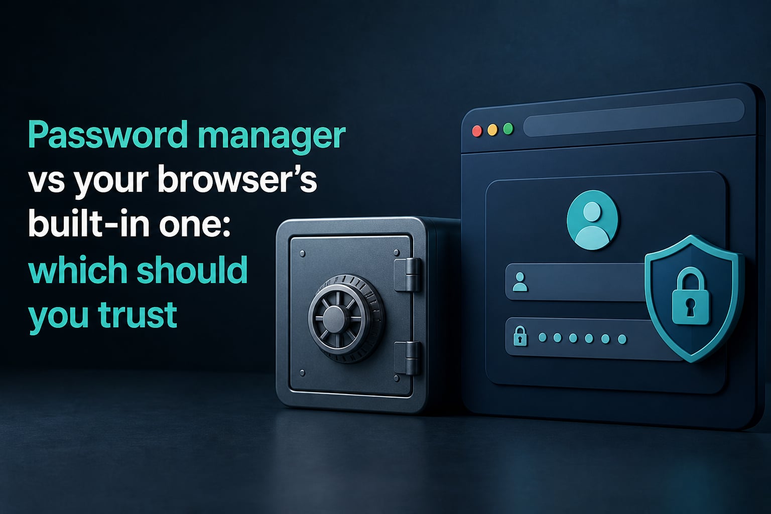 Password manager vs your browser's built-in one: which should you trust