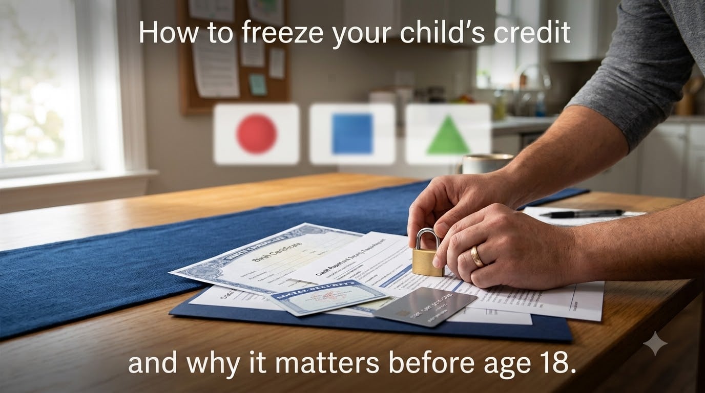 How to freeze your child's credit and why it matters before age 18