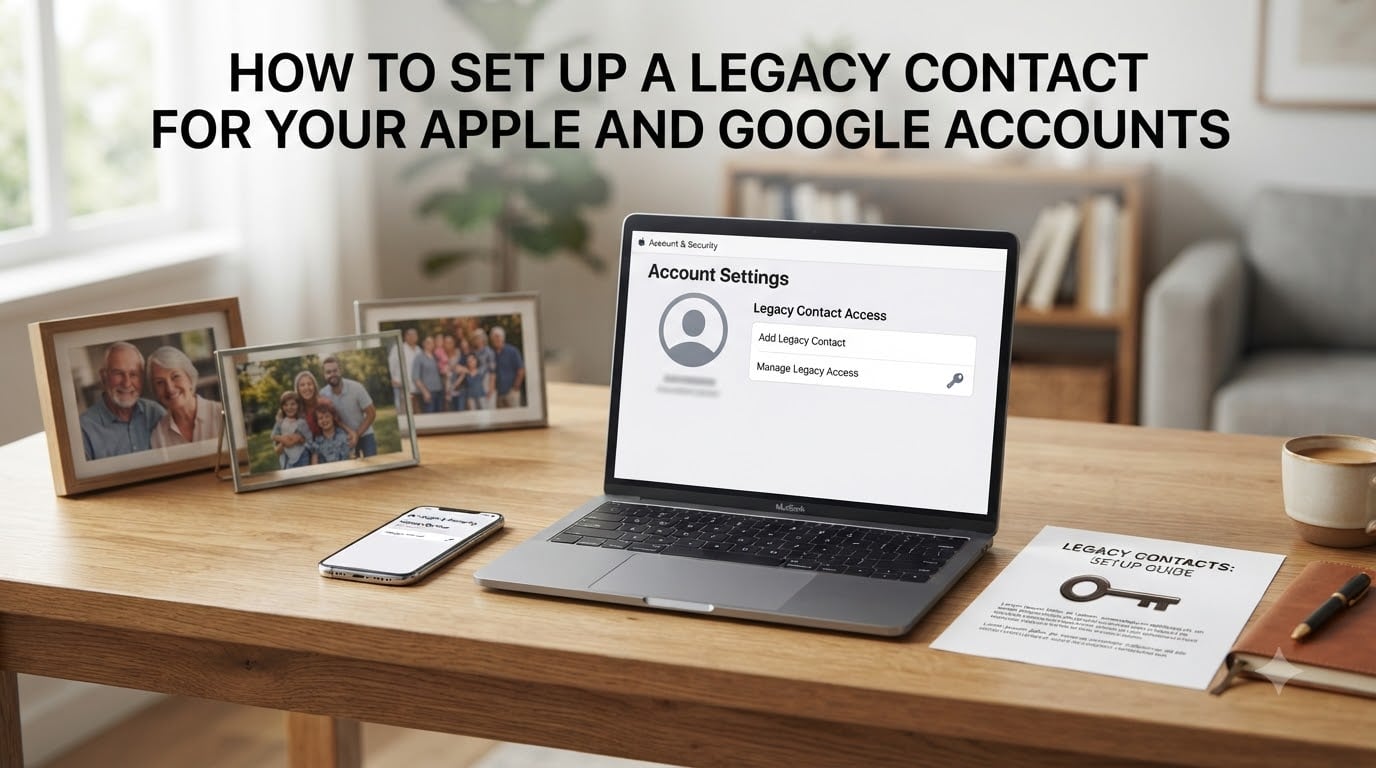 How to set up a legacy contact for your Apple and Google accounts