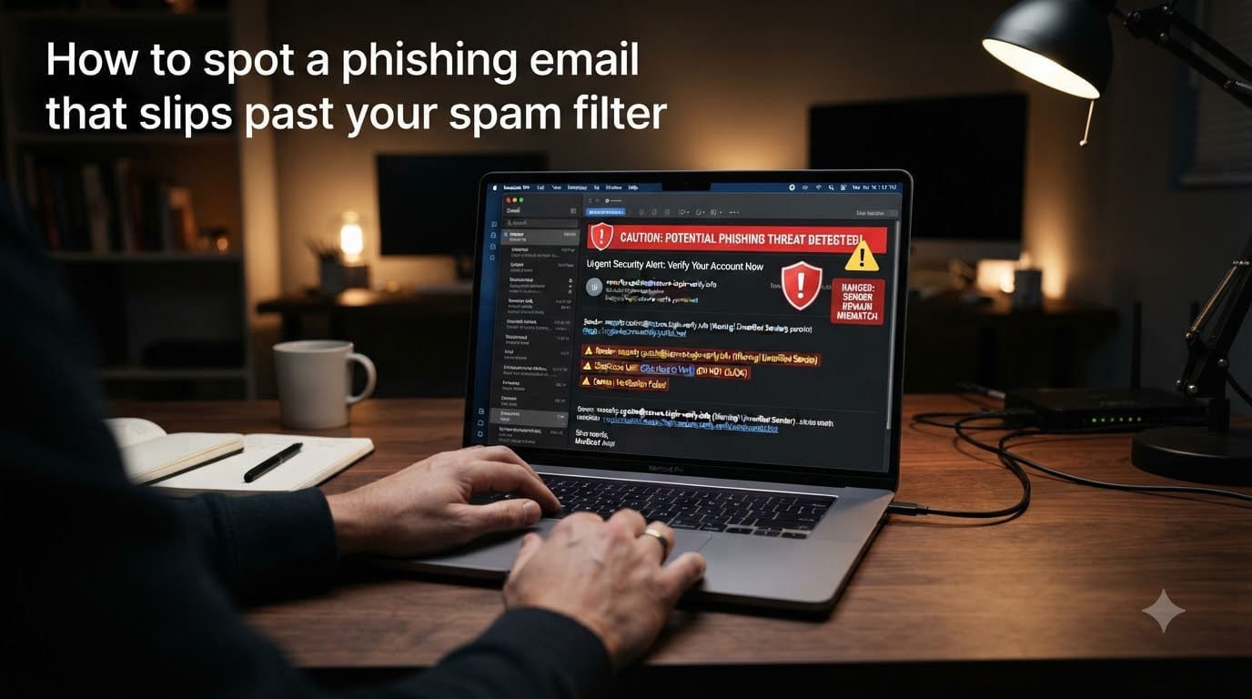How to spot a phishing email that slips past your spam filter