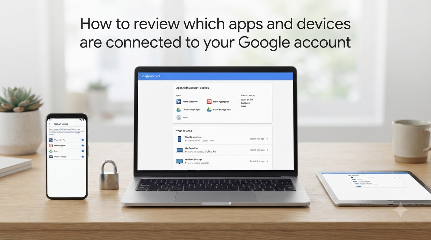 How to review which apps and devices are connected to your Google account