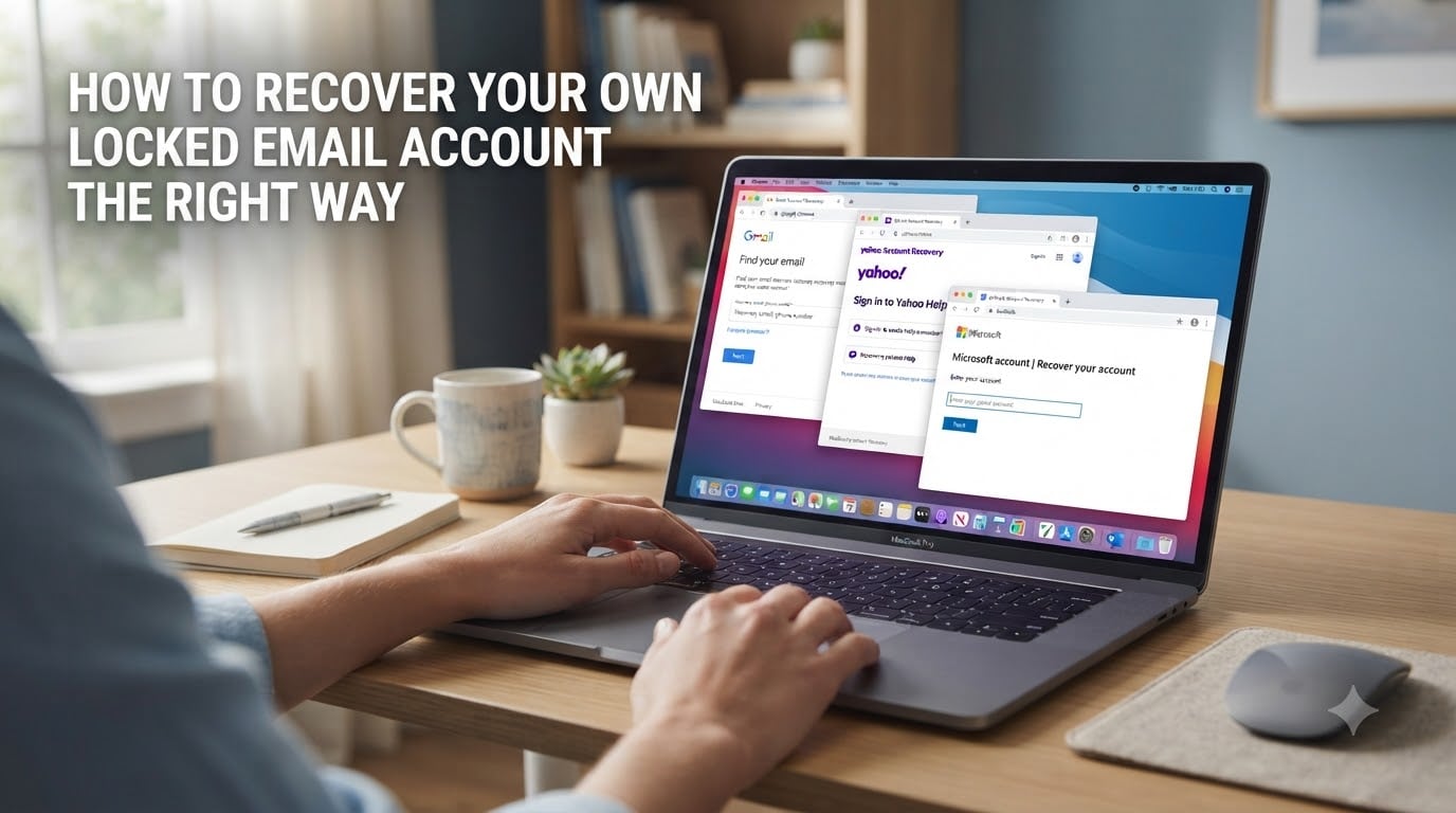 How to recover your own locked email account the right way