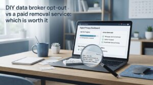 DIY data broker opt-out vs a paid removal service: which is worth it