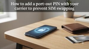 How to add a port-out PIN with your carrier to prevent SIM swapping