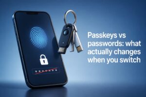 Passkeys vs passwords: what actually changes when you switch