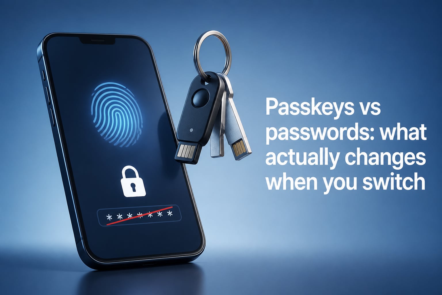 Passkeys vs passwords: what actually changes when you switch