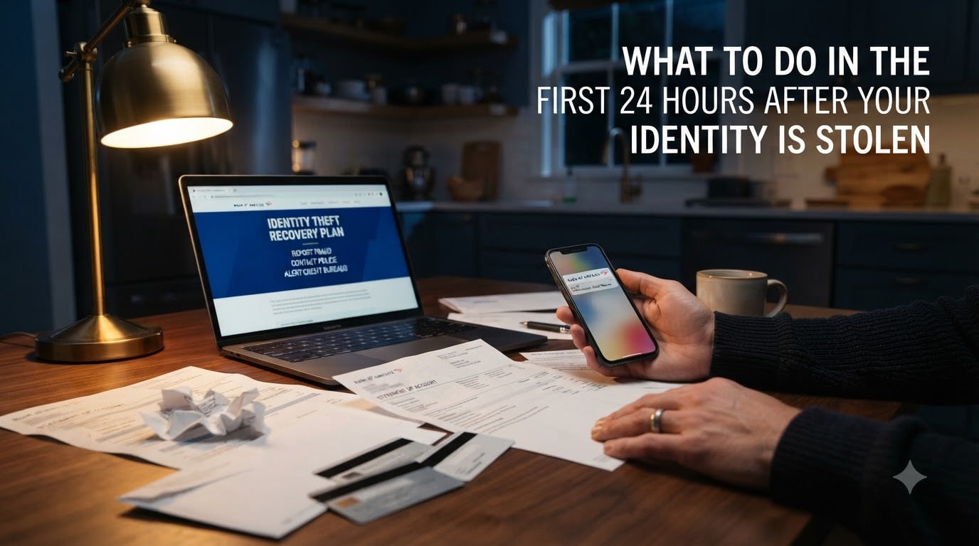 What to do in the first 24 hours after your identity is stolen