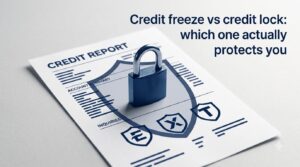 Credit freeze vs credit lock: which one actually protects you