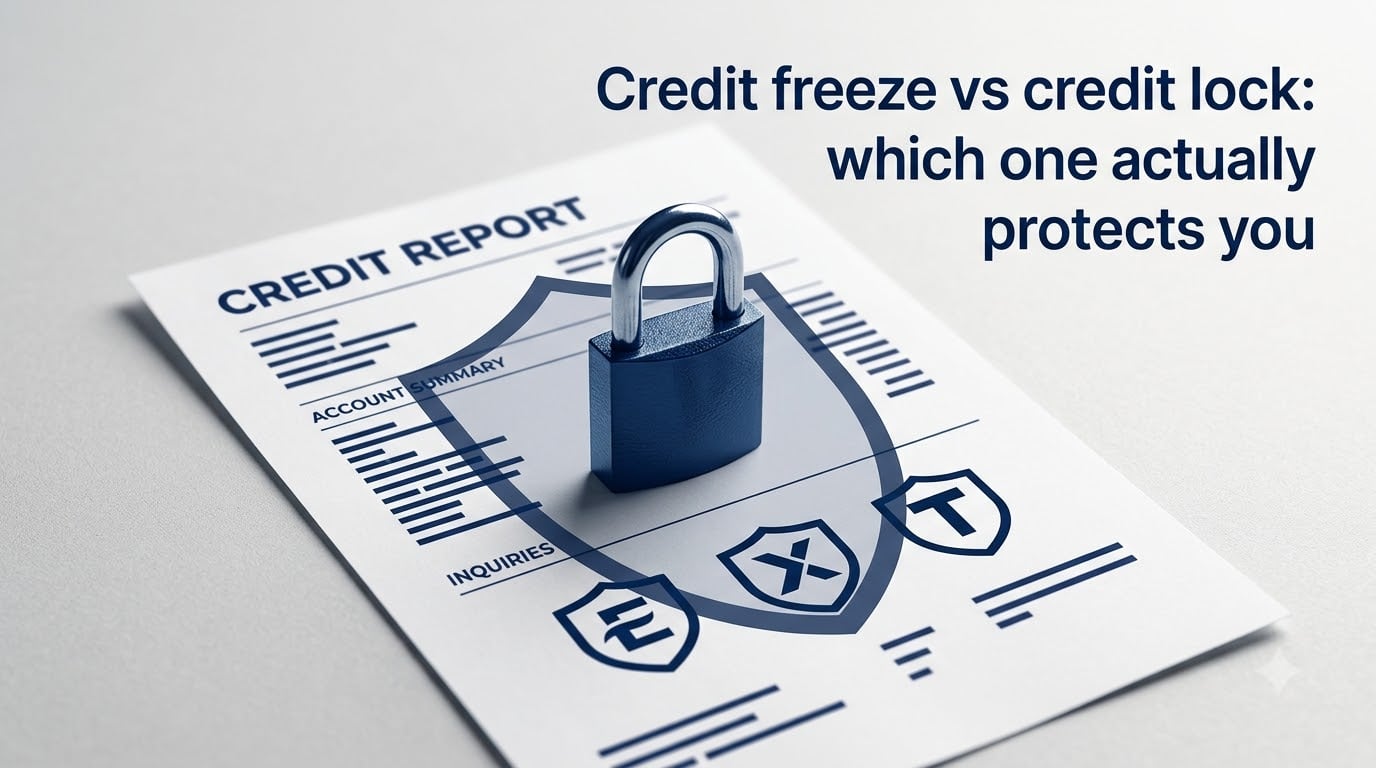 Credit freeze vs credit lock: which one actually protects you